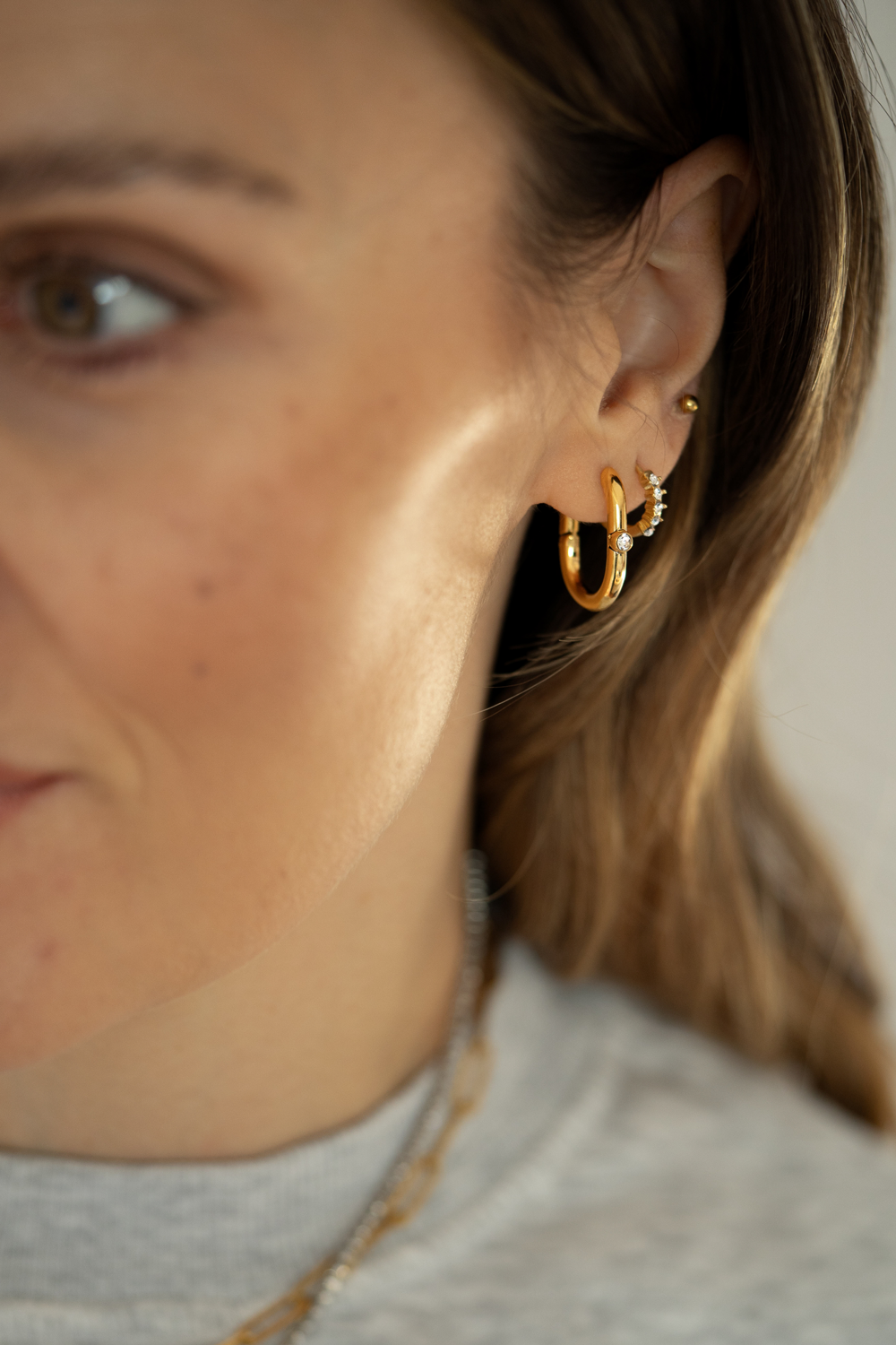 Diamond Square Hoops