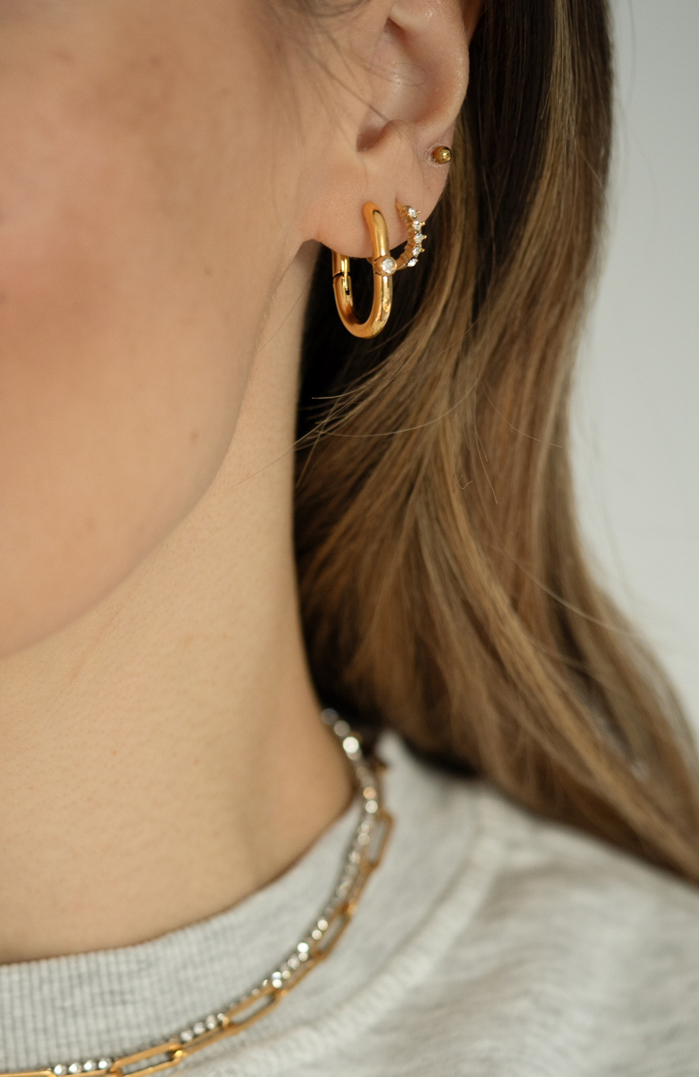 Diamond Square Hoops