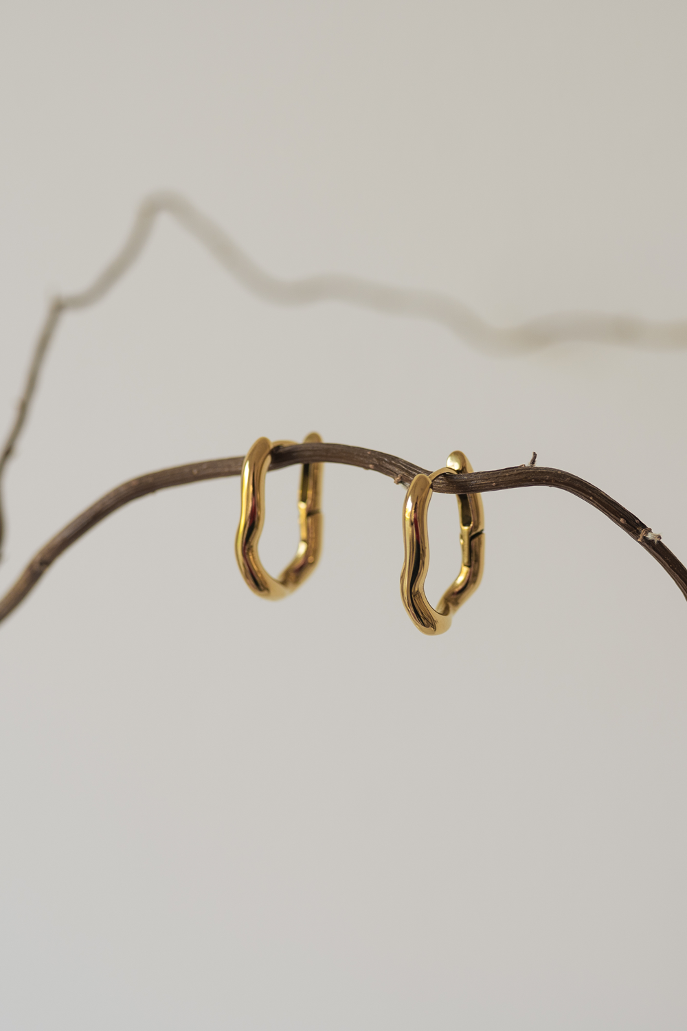 Molten Gold Hoops Gold