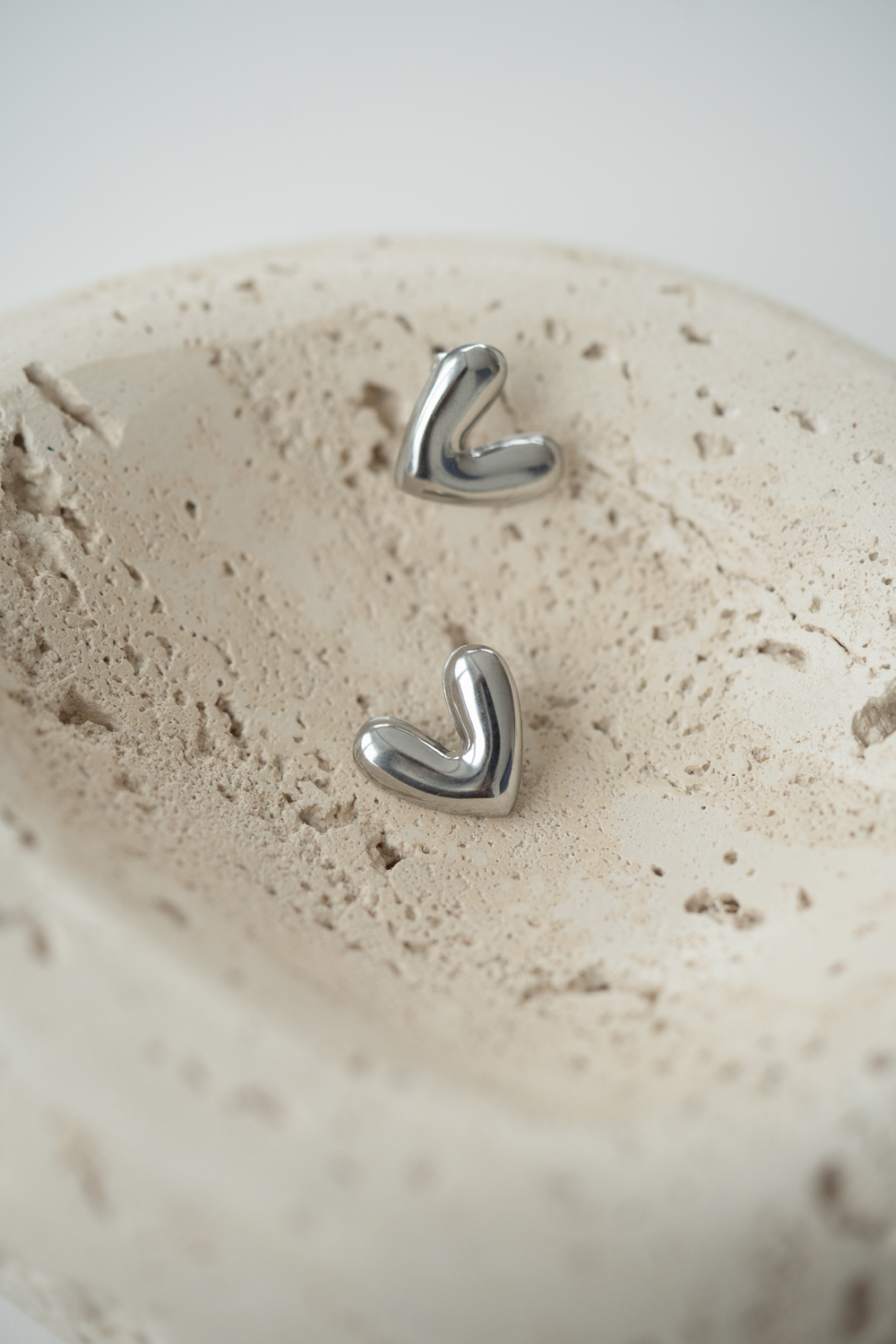 Pure Heart Ohrstecker Silber