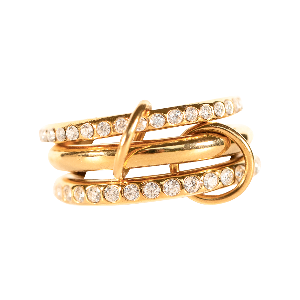 Triple Glow Gold Ring