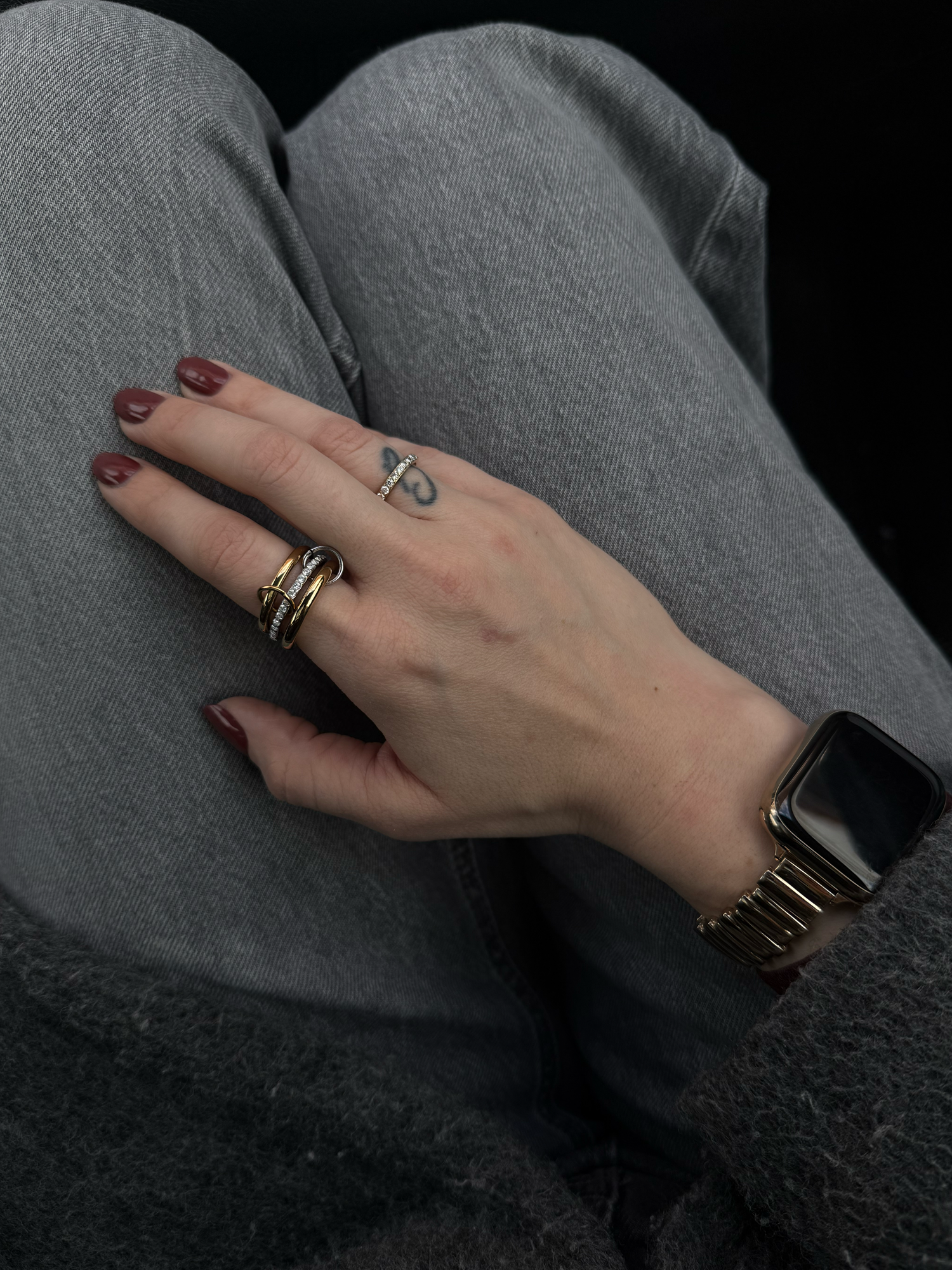 Triple Glow Mix Ring